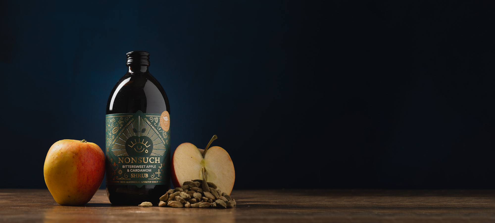 Bittersweet Apple & Cardamom Shrub