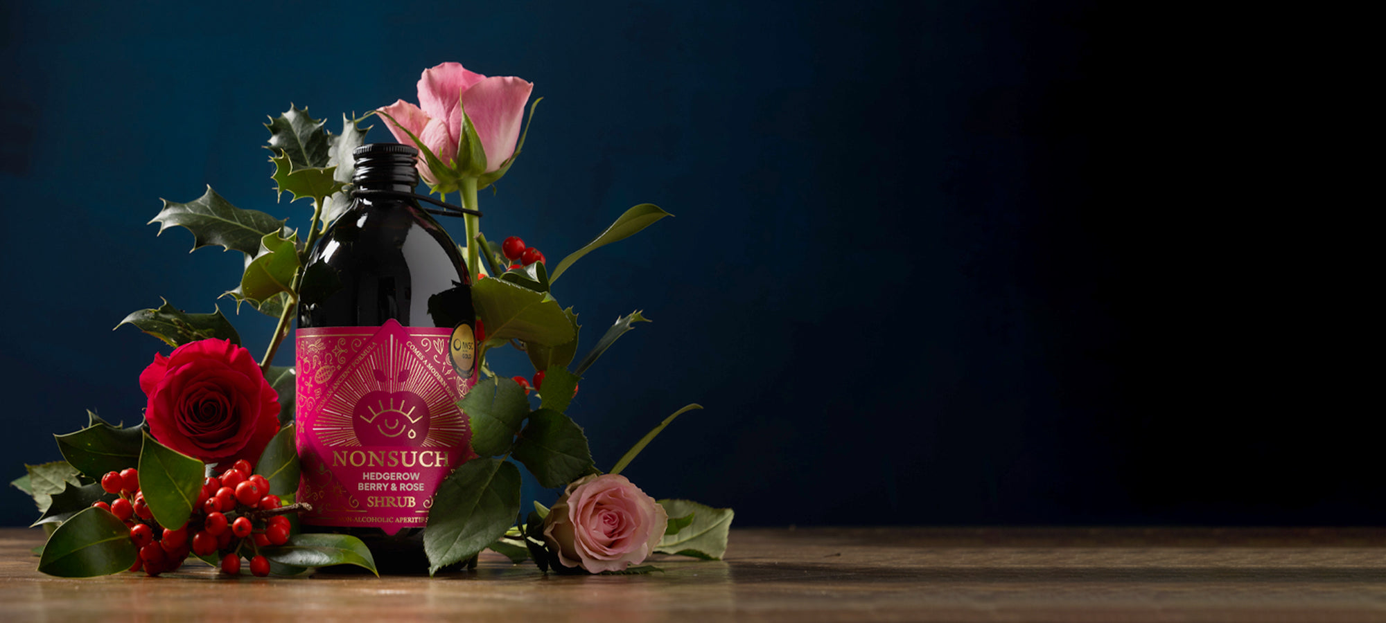 Wild Hedgerow & Rose Shrub