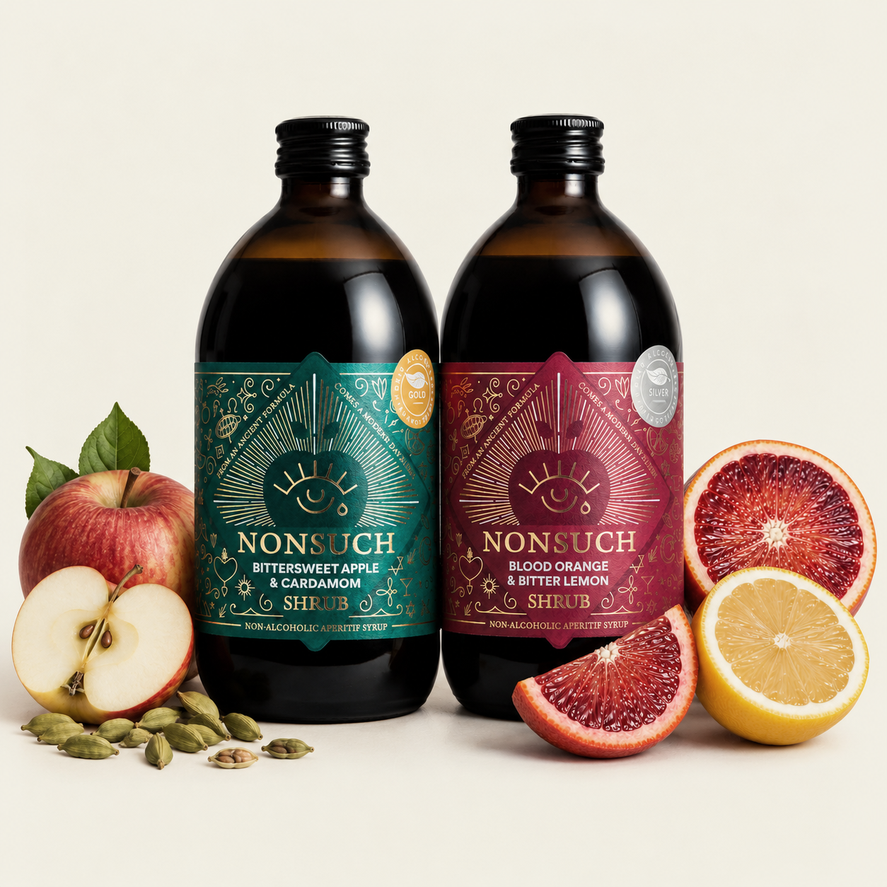 Blood Orange & Bitter Lemon and Bittersweet Apple & Cardamom - 2 Flavour Set