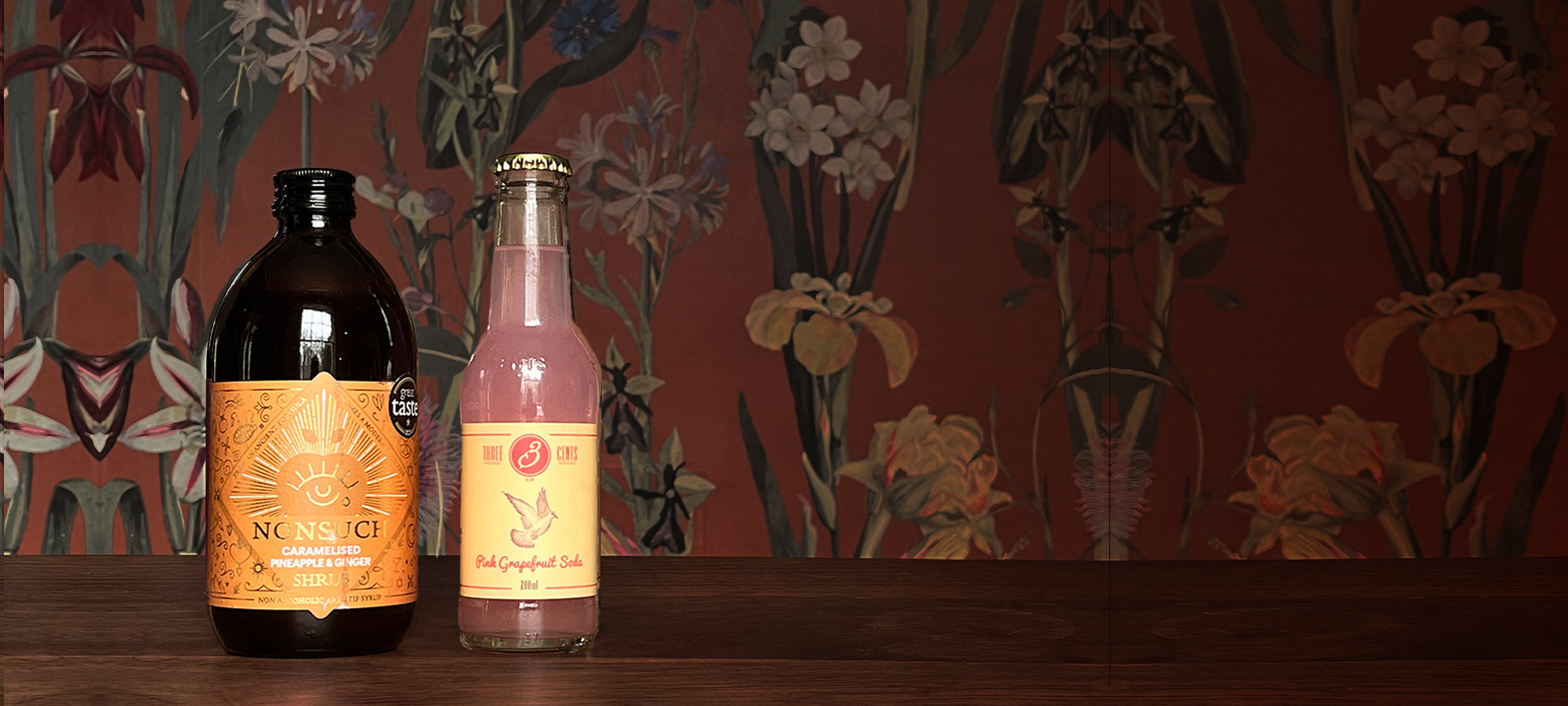 Caramelised Pineapple & Ginger and Three Cent Grapefruit Soda Bundle